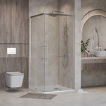 Душевой уголок Niagara Nova 100x100 прозрачный, хром (NG-6630-34)