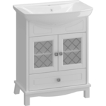 Тумба под раковину Opadiris Омега 65 белая матовая (00-00007358)