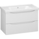 Тумба под раковину Opadiris Элеганс 80 белая матовая (Z0000014969)