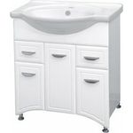 Тумба под раковину Misty Дрея 75 белая (Э-Дре01076-012Я)