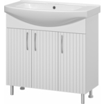 Тумба под раковину Misty Изео 85 белая (Э-Изе01085-021Н)