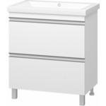 Тумба под раковину Misty Ингрид 75 белая (П-Инг-01075-012Я)
