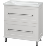 Тумба под раковину Misty Марта 80 белая (П-Мрт07080-011Пр)