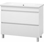 Тумба под раковину Misty Мира 100 белая (П-Мир-01100-012Я)