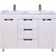 Тумба под раковину Misty София 120 3 ящика, белая (П-Соф01120-0113Я)