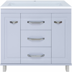 Тумба под раковину Misty Терра 90 серая (П-Тер01090-01503Я)