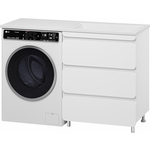 Тумба под раковину Misty Чегет 70 под стиральную машину, белая (П-Чег-01070-01Н3Я)