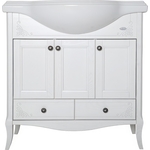 Тумба под раковину ASB-woodline Салерно 80 белая (9696)