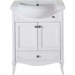 Тумба под раковину ASB-woodline Салерно 65 белая (9695)