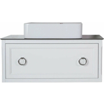 Тумба под раковину ASB-woodline Рома 100С белая (10854)