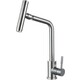 Смеситель для кухни Haiba HB304-1 сталь (HB73304-1)
