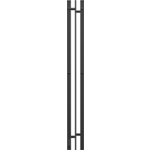 Полотенцесушитель электрический Point Фрея П2 100х1200 диммер слева, черный (PN20712B)