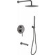 Душевая система Abber Emotion встраиваемая, никель (AF8817NG)