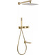 Душевая система Abber Rund встраиваемая, золото матовое (AF8717G)