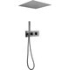 Душевая система Abber Daheim с термостатом, встраиваемая, никель (AF8255NG)