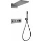 Душевая система Abber Rund с термостатом, встраиваемая, никель (AF8752NG)