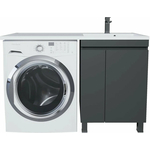 Тумба под раковину Uperwood Magenta 45 (110) напольная, черная (5930205167)