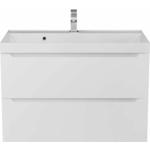 Тумба под раковину Uperwood Tanos 80 подвесная, белая матовая (291020244)
