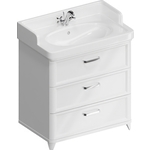 Тумба под раковину Kerama Marazzi Pompei 80 белая (PO.N.80.3\WHT)