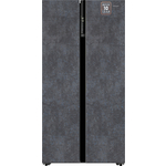 Холодильник Weissgauff WSBS 600 NoFrost Inverter Rock Glass