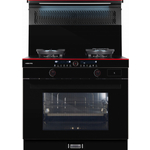 Газовая плита Hiberg S-FEG 92 с вытяжкой i-VM 9120