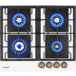 Газовая варочная панель Weissgauff HGG 6445 WH Volcano Burner