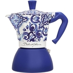 Гейзерная кофеварка Bialetti Moka Induction Dolce&Gabbana Blu Mediterraneo 5357