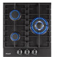 Газовая варочная панель Weissgauff HGG 451 BFh Nano Matt Glass