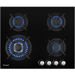 Газовая варочная панель Weissgauff HGG 640 BG Nano Glass