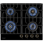 Газовая варочная панель Weissgauff HGG 644 BG Premium Brass