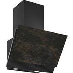 Вытяжка Elikor Рубин Ceramics S4 90П-700-Э4Д антрацит/бронзовый травертин