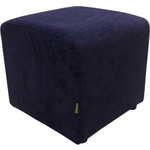 Пуф Мягкий офис Классик микровельвет фиолетовый