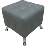 Пуф Мягкий офис Классик малютка серый