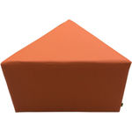 Пуфик Мягкий офис Мозайка оранжевый