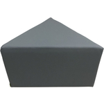 Пуфик Мягкий офис Мозайка светло-серый