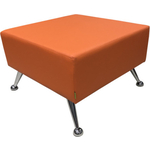 Пуф Мягкий офис Вайт оранжевая