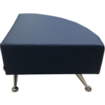 Пуф Мягкий офис угловой 90 Вайт синий