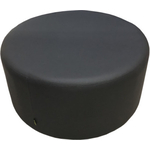 Мягкий офис Пуф круглый D 600 мм темно-серый