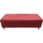 Банкетка Мягкий офис Флагман двухместная красная