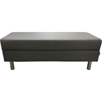 Банкетка Мягкий офис Флагман двухместная светло-серая