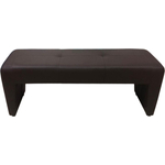 Банкетка Мягкий офис Ритм двухместная шоколадный