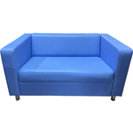 Диван Мягкий офис Аполло двухместный Skaden 5040 синий