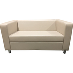 Диван Мягкий офис Аполло двухместный кремовый