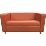 Диван Мягкий офис Аполло двухместный оранжевый