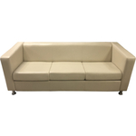 Диван Мягкий офис Аполло Люкс трехместный бежевый