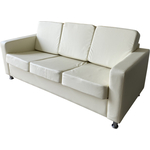 Диван Мягкий офис Артур трехместный кремовый