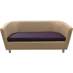 Диван Мягкий офис Волна двухместный бежево-фиолетовый