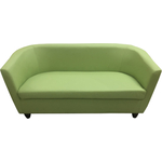 Диван Мягкий офис Волна двухместный салатовый