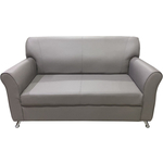 Диван Мягкий офис Европа двухместный smoky дымчатый