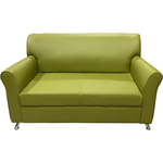 Диван Мягкий офис Европа двухместный цвета Kiwi зеленый